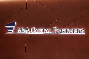 M&A Capital Partner Sign and Logo